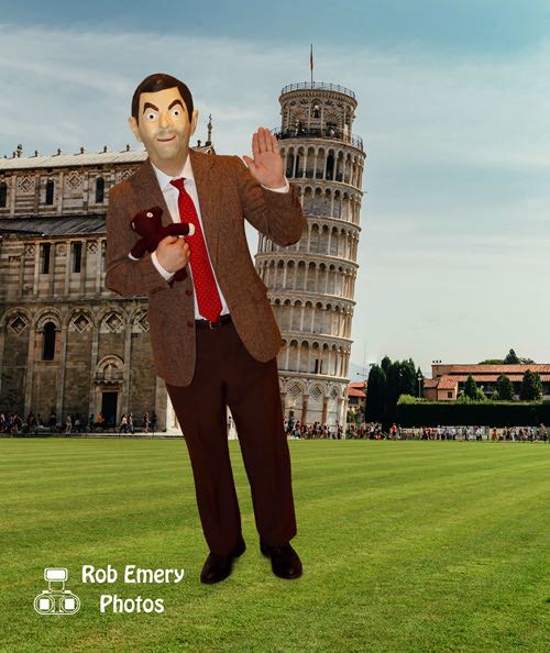 Mr. Bean visit Pisa